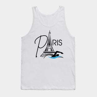 Paris summer sports swimming Tank Top